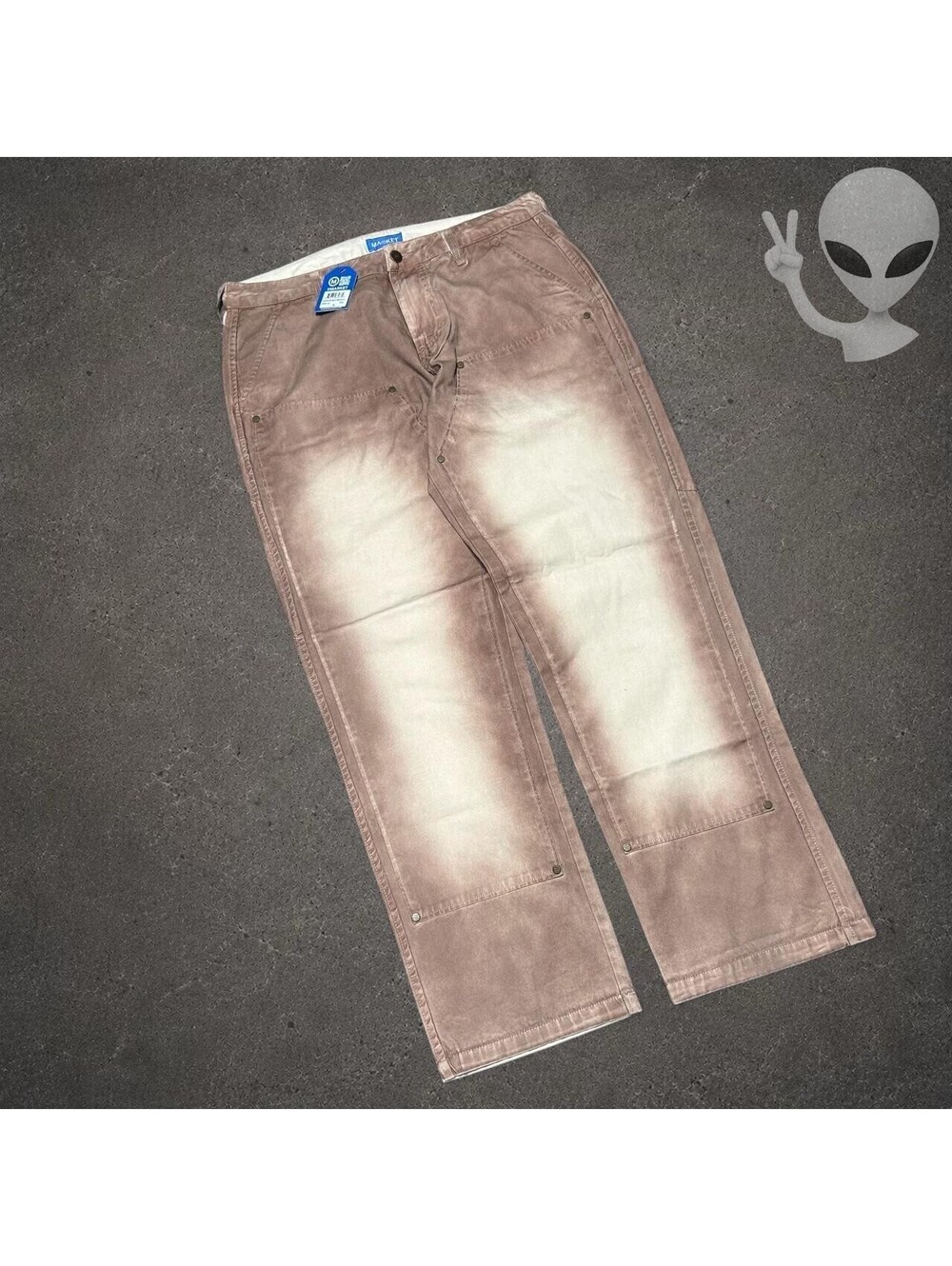 Market Margins Double Knee Pants Size 34x32 Tagged 32 Faded Workwear